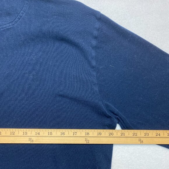Paul Shark Sweater Mens M Dark Navy Yachting Denim Pullover - Picture 8 of 10